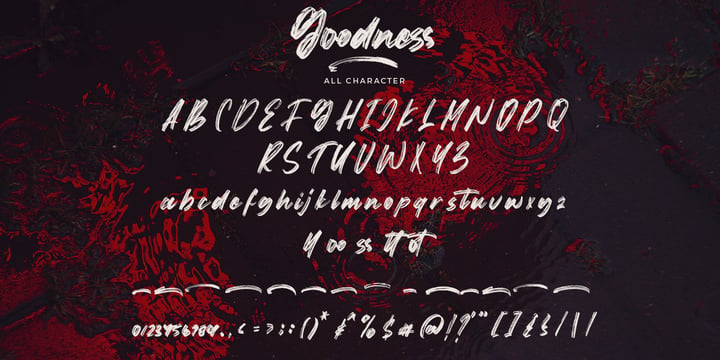 Goodness Font Poster 8