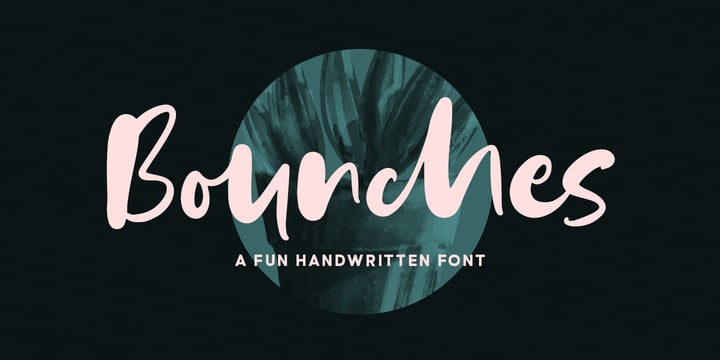 Bounches Font Poster 1