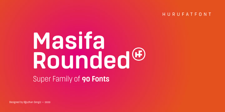 Masifa Rounded Font Poster 1