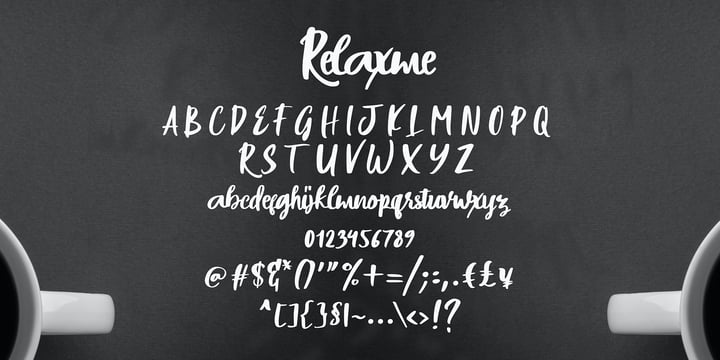 Relaxme Font Poster 5