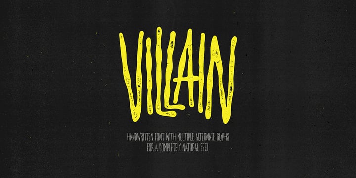 [uhblmykyaa] Download Villain Fonts Family From Clint English