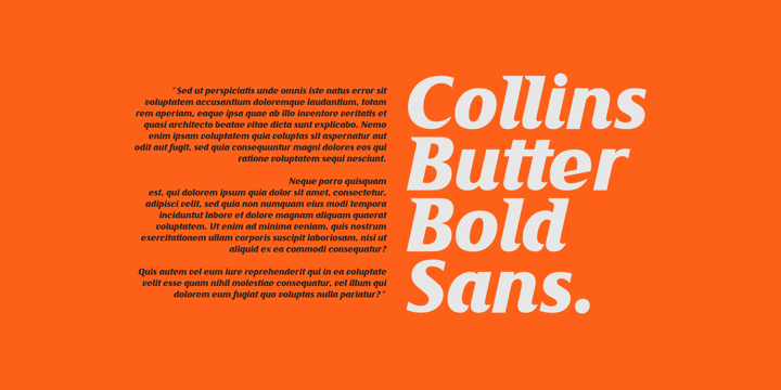 Collins Butter Font Poster 3