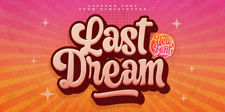 Last Dream Font Poster 1