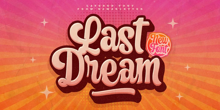 [ixwvgbbuts] Download Last Dream Fonts Family From Ardian Nuvianto