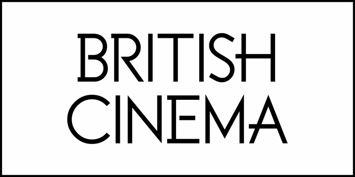 British Cinema JNL Font Poster 2