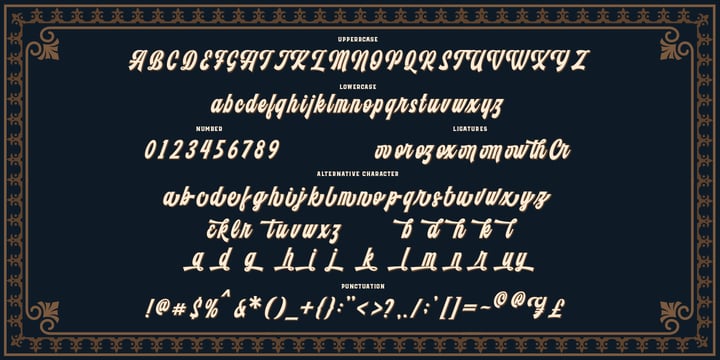 Monthelo Font Poster 9