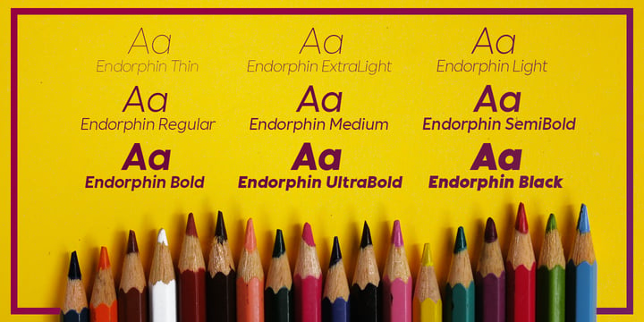Endorphin Font Poster 6