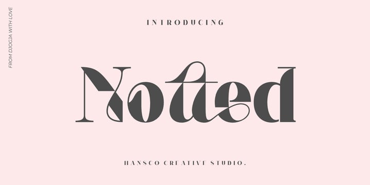 Notted Font Poster 1