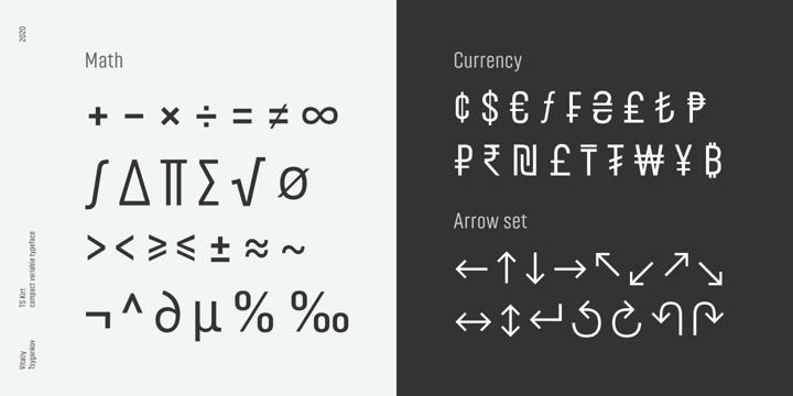 TS Kirt Font Poster 7