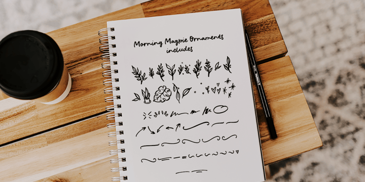 Morning Magpie Font Poster 3