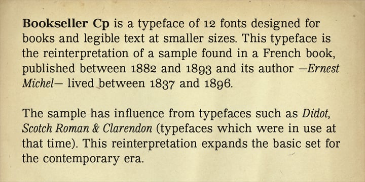 Bookseller Cp Font Poster 2