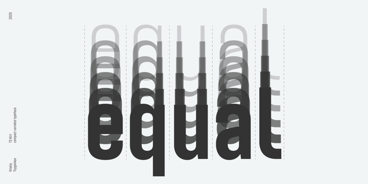 TS Kirt Font Poster 11