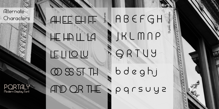 Portaly Font Poster 10