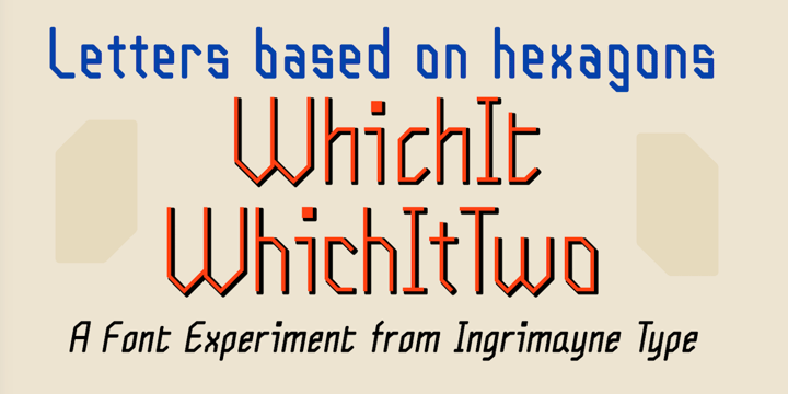 Whichit Font Poster 1
