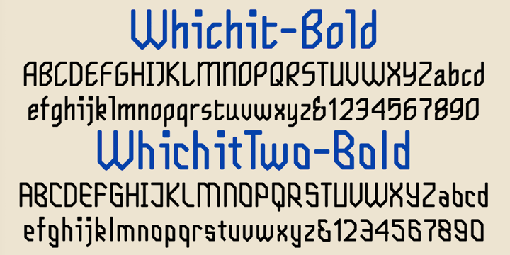 Whichit Font Poster 8