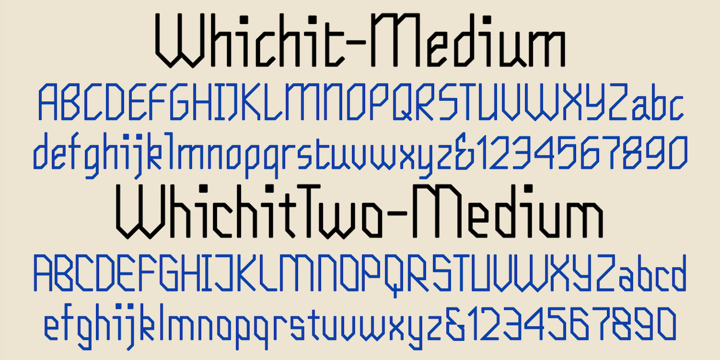 Whichit Font Poster 6