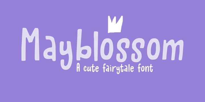 A cute fairytale font