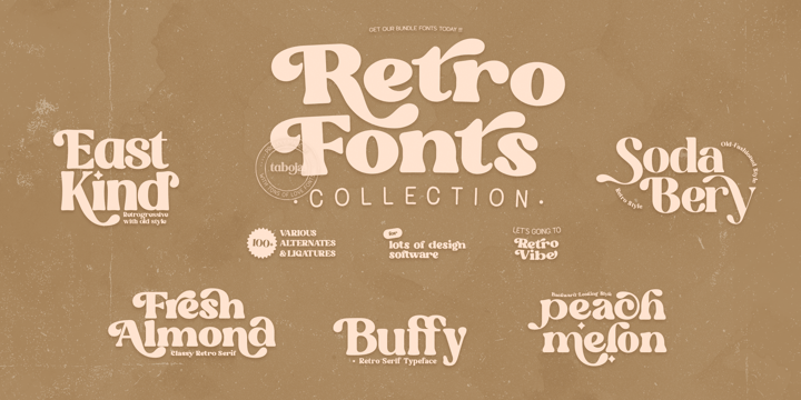 Retro Bundle III Font Poster 1