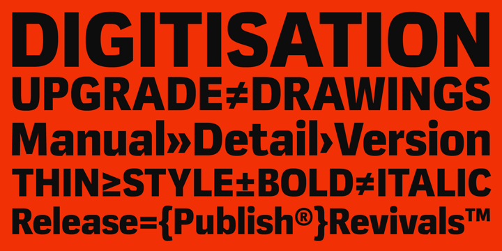 Industrialist Font Poster 7