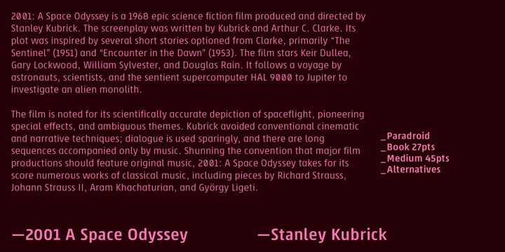 Futurist Font Poster 11