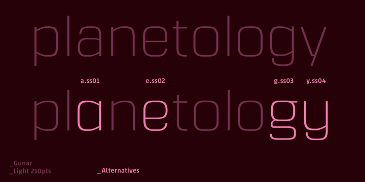 Futurist Font Poster 13