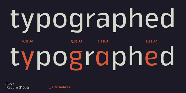 Humanist Font Poster 9