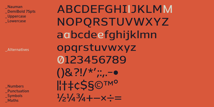 Humanist Font Poster 7