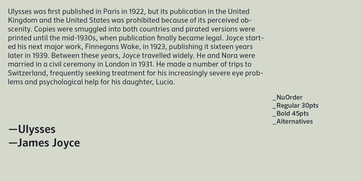 Humanist Font Poster 14