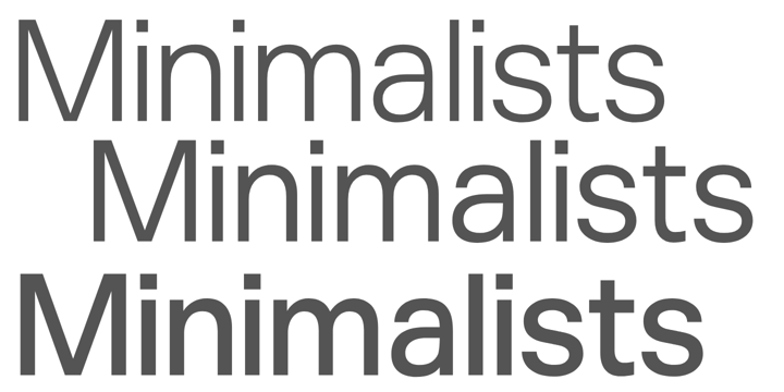 Minimalist font bundle Font Poster 5