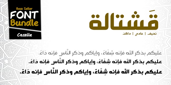 Special Arabic Persian Urdu Fonts Bundle Font Poster 10