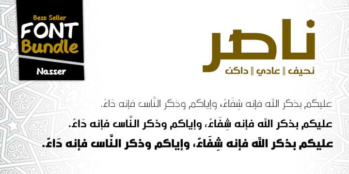 Special Arabic Persian Urdu Fonts Bundle Font Poster 3