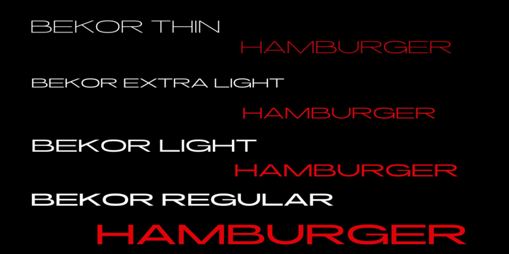 Bekor Extra Bundle Font Poster 2