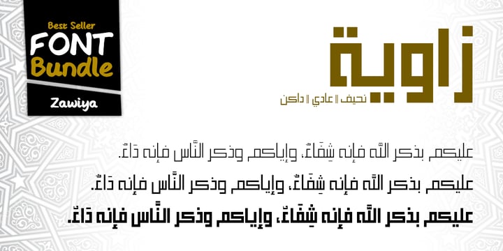 Special Arabic Persian Urdu Fonts Bundle Font Poster 6