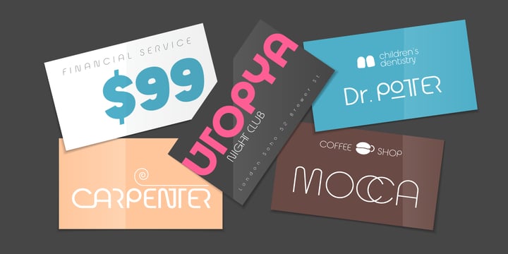 Minimalist Bundle Font Poster 8