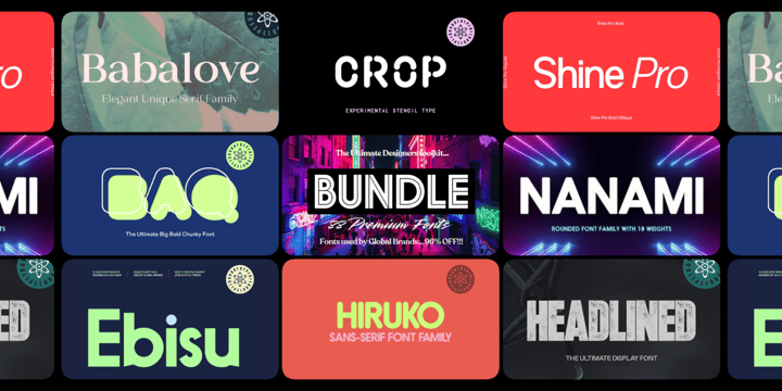 Eighty Killer Fonts One Insane Deal Font Poster 2