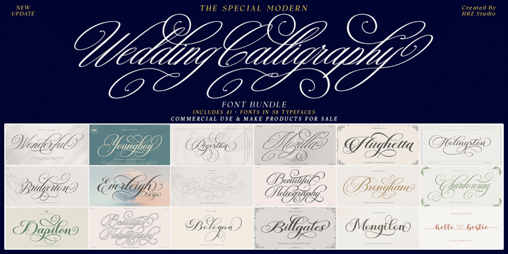 The Special Wedding Calligraphy