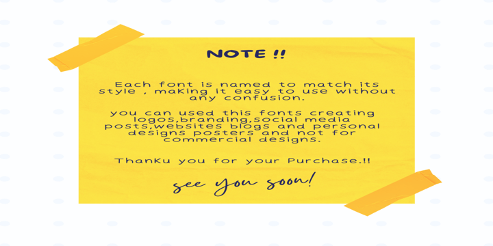 Signature Bundle Font Poster 6