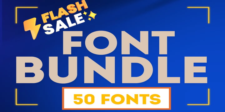 50 Font bundle