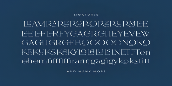 Premium Classic Collection Font Poster 6