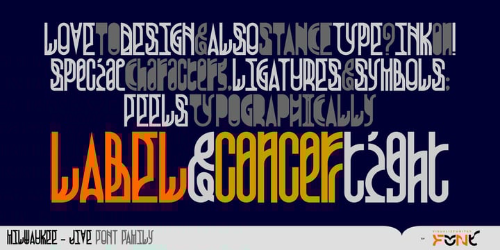 Milwaukee Super Font Family Font Poster 9