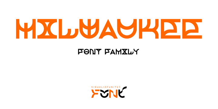 Milwaukee Super Font Family Font Poster 2