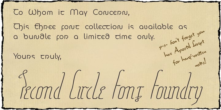 Medieval Bundle Font Poster 3