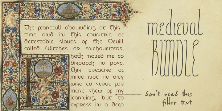 Medieval Bundle Font Poster 2