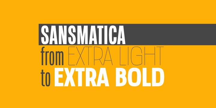 Modern Contrast Sans Pack Font Poster 9