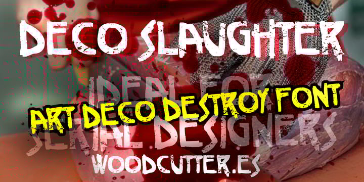 Woodcutter Crazy Bundle Font Poster 10