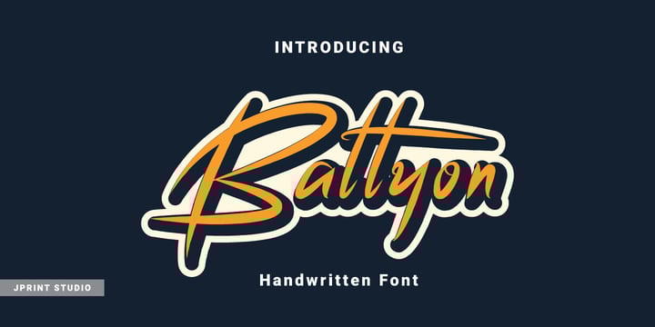 Handwritten Premium Font Collection Collection Font Poster 6