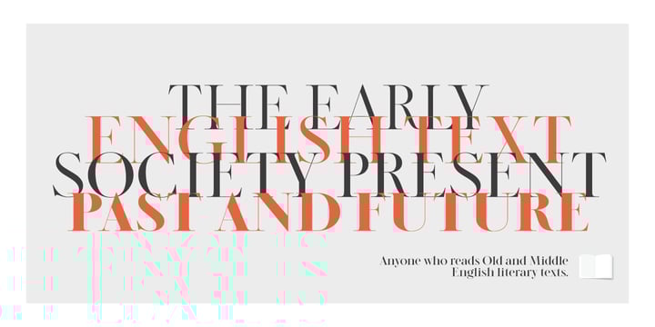 High Contrast Serif Classics Font Poster 13