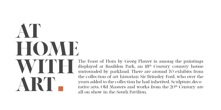 High Contrast Serif Classics Font Poster 10