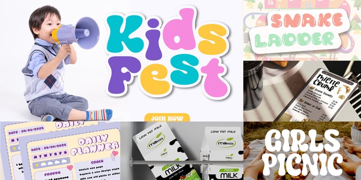 The Big Font Bundle Font Poster 4