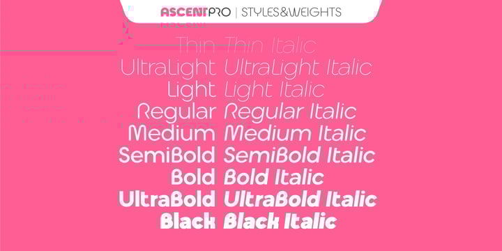 Modern Sans Collection Font Poster 5